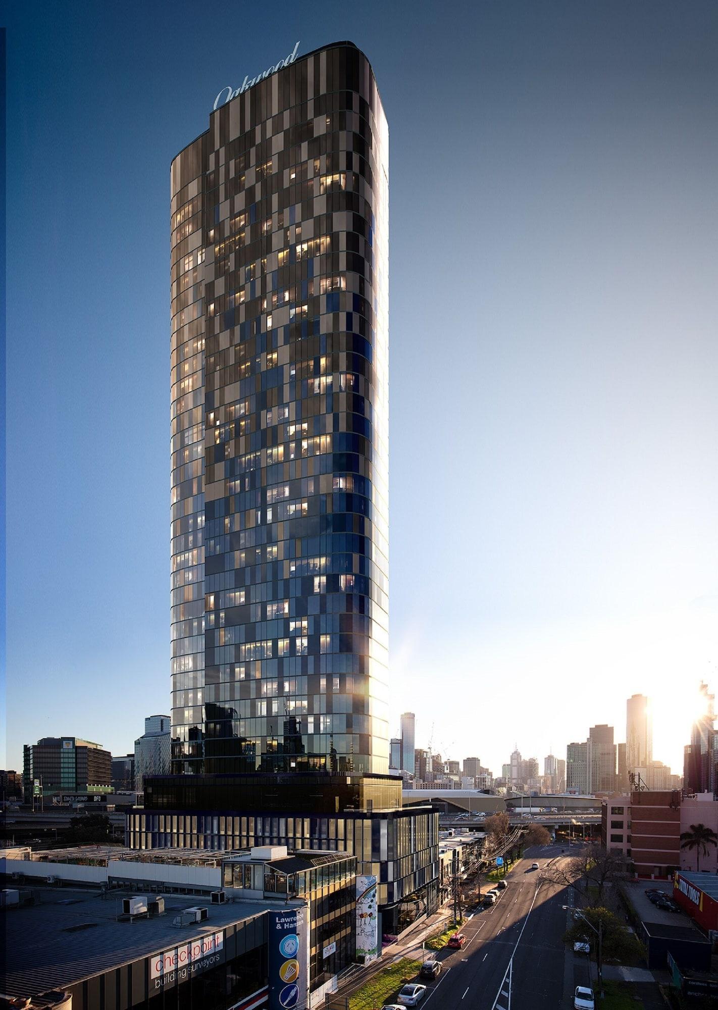 Апарт отель Oakwood Premier Мельбурн Экстерьер фото The proposed tower