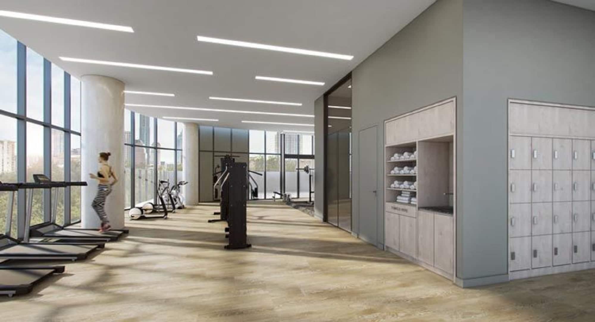 Апарт отель Oakwood Premier Мельбурн Экстерьер фото The gym